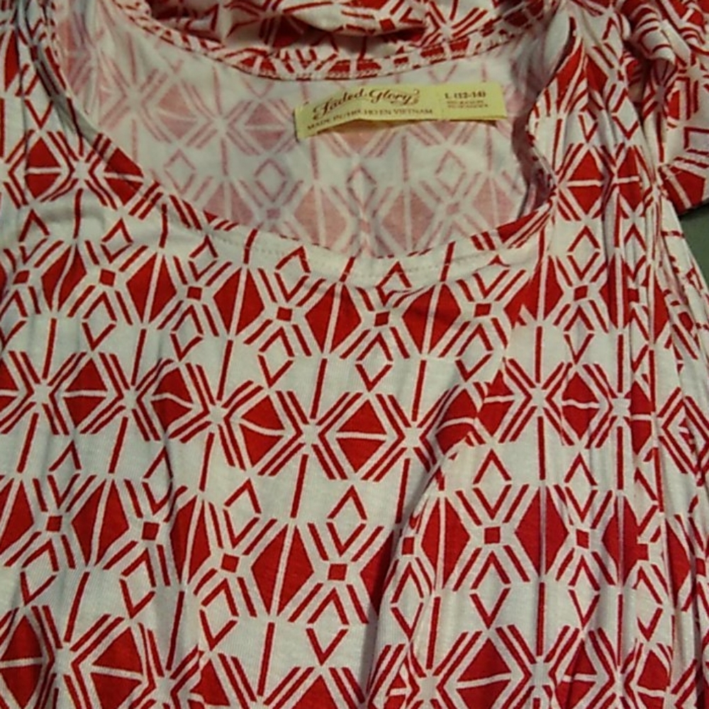 Faded Glory print tank dress